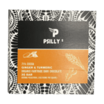 Psilly - Dark Chocolate Bar - Ginger & Turmeric | Buy Shrooms Canada