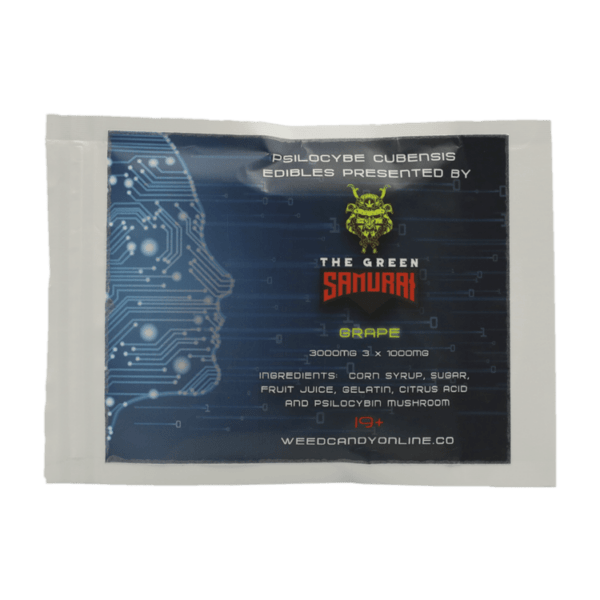 The Green Samurai - Shroom Gummies - Grape - 3g | Buy Shrooms Canada