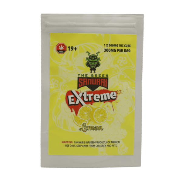 Green Samurai Extreme - Lemon Gummy 300mg THC | Buy Shrooms Canada