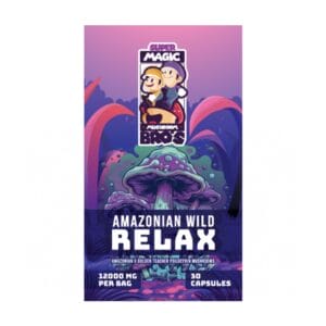 Super Magic Mushroom Bro’s - Amazonian Wild RELAX - 400MG Capsules | Buy Shrooms Canada