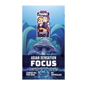 Super Magic Mushroom Bro’s - Asian Sensation FOCUS - 400MG Capsules | Buy Shrooms Canada